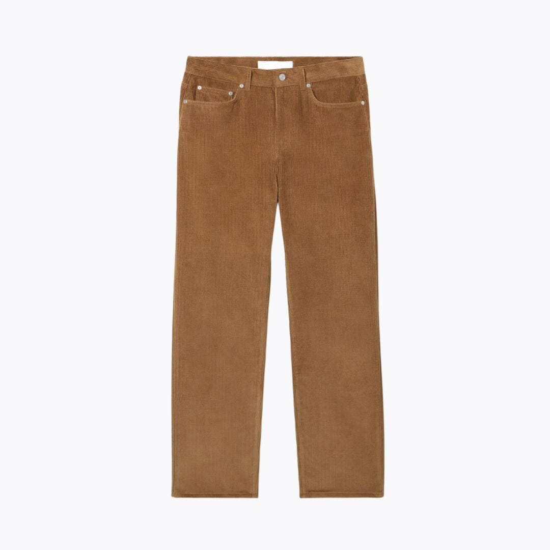 5 Pocket Straight Fit Velour Pants