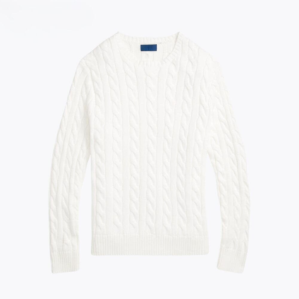 Cable-Knit Cotton Jumper