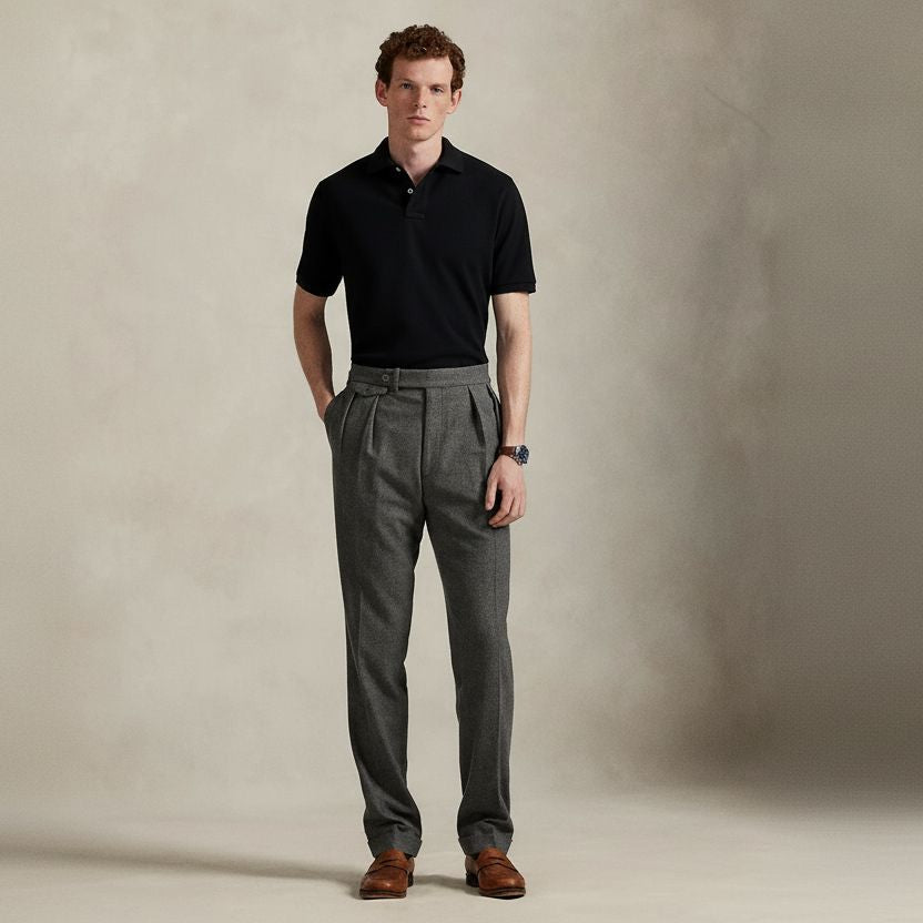 Classic Fit Polo Bear Mesh Polo Shirt