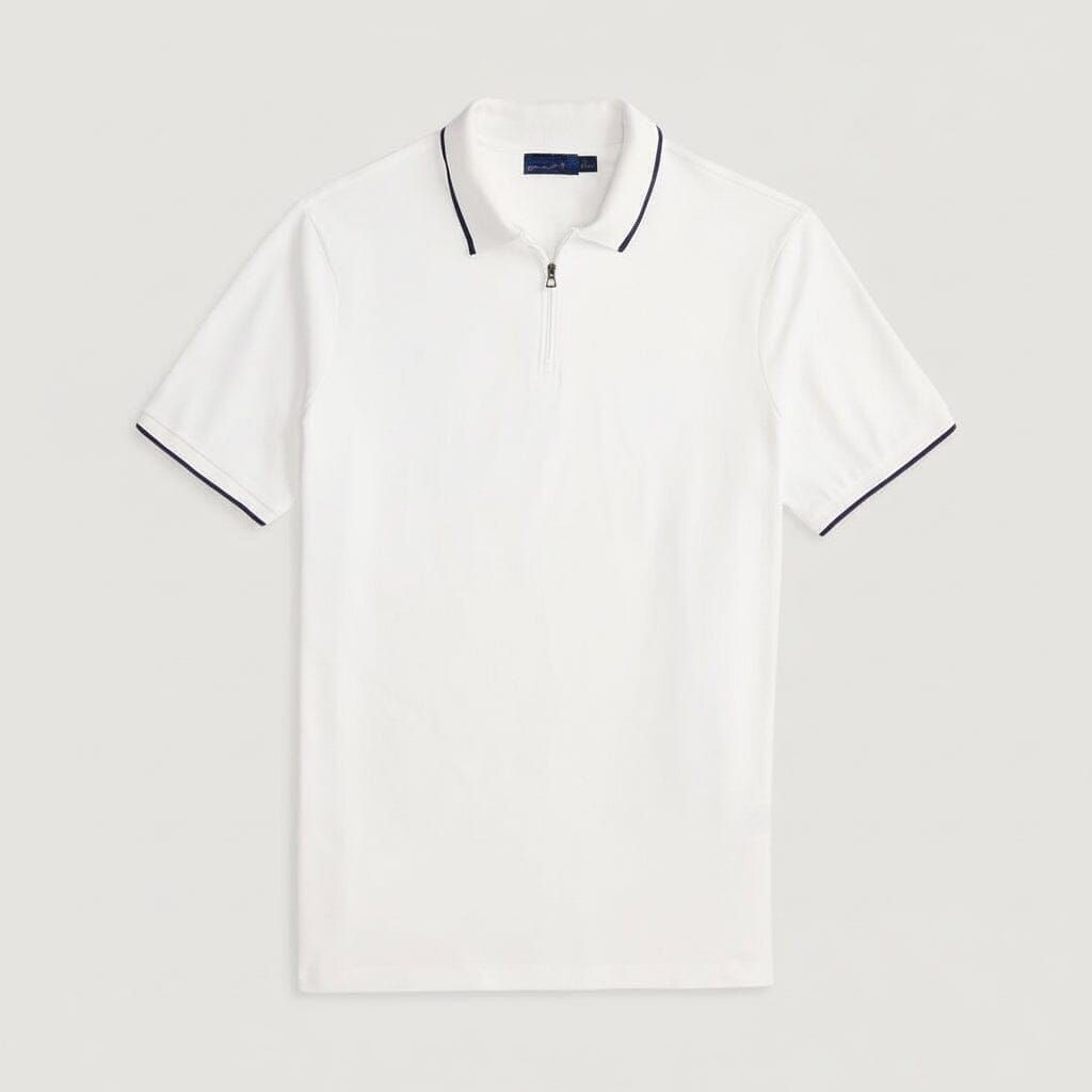 Classic Fit Stretch Mesh Polo Shirt