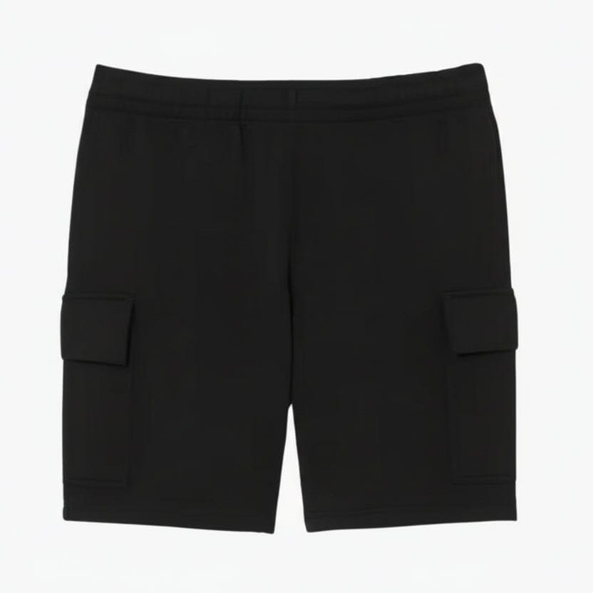 Cotton Fleece Cargo Shorts