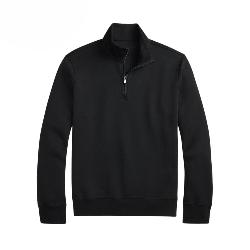 Double-Knit Mockneck Pullover