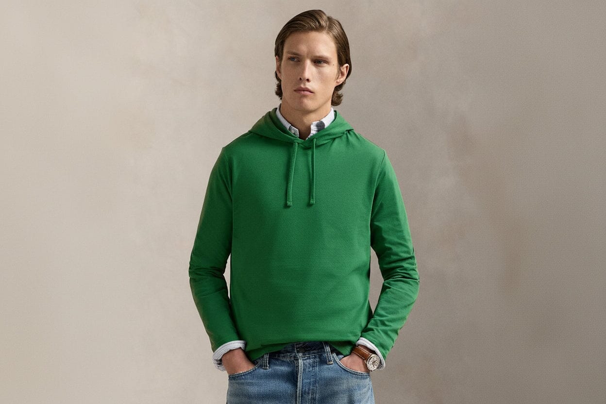 Polo Bear Jersey Hooded T-Shirt