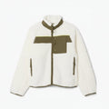 Colour-Block Sherpa Fleece Jacket