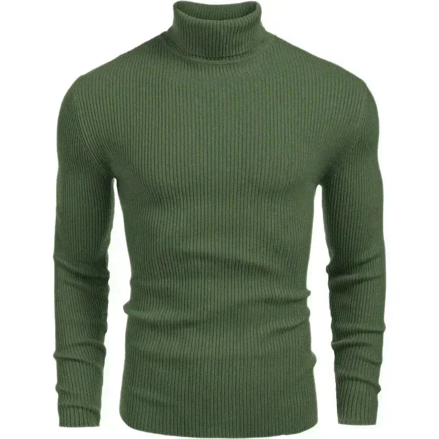 Turtleneck Classic Knit Sweater