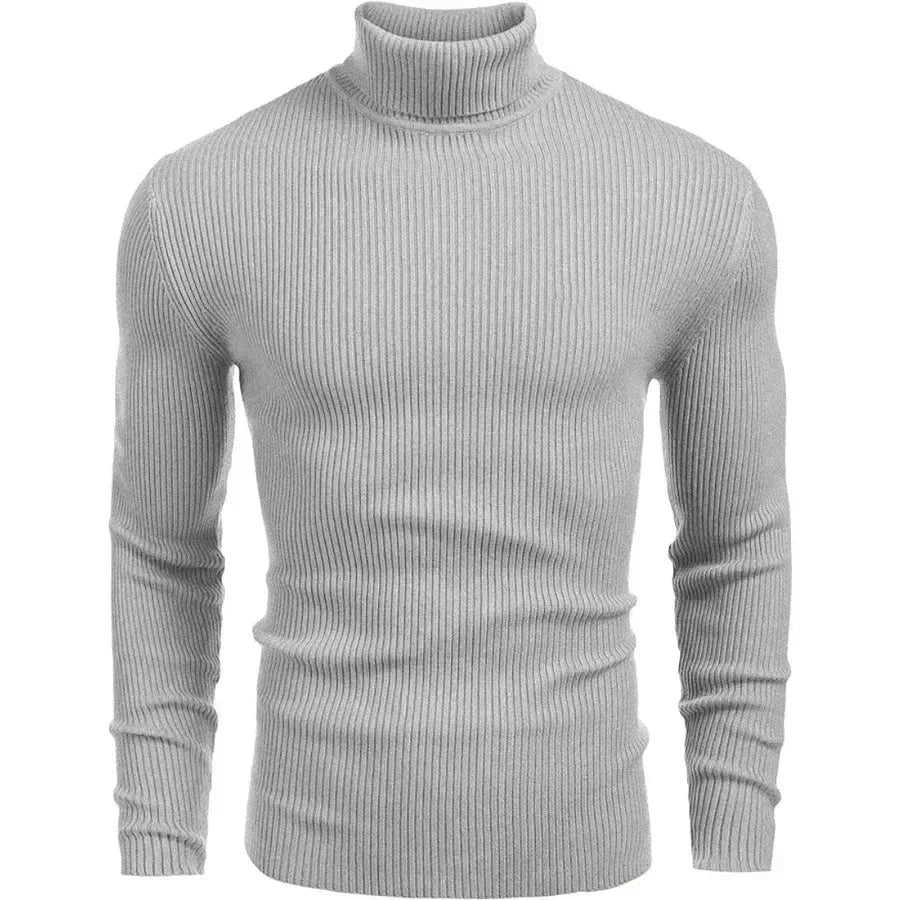 Turtleneck Classic Knit Sweater