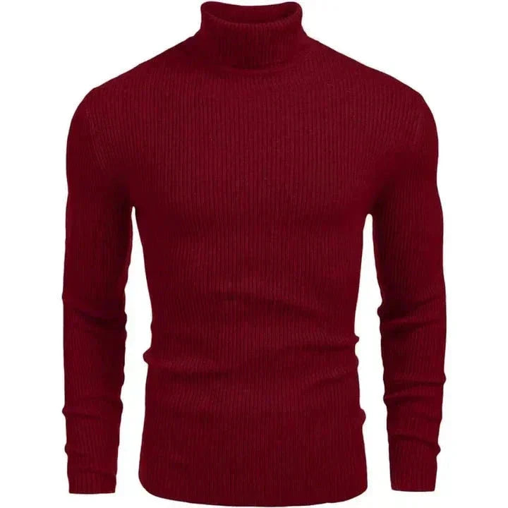 Turtleneck Classic Knit Sweater